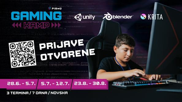 Ljeto u znaku videoigara: Gaming kamp u Novskoj ponovno otvara vrata!
