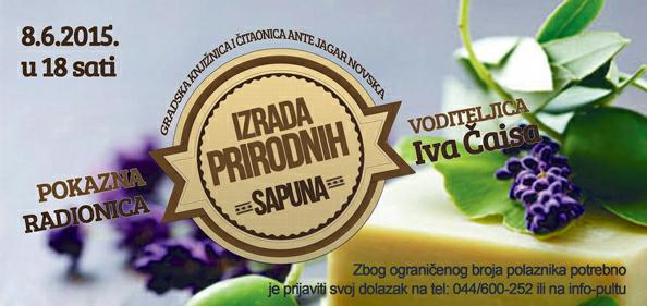 PRIJAVA NA RADIONICU - IZRADA PRIRODNIH SAPUNA